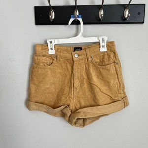 BDG Corduroy Shorts - yellow size 25